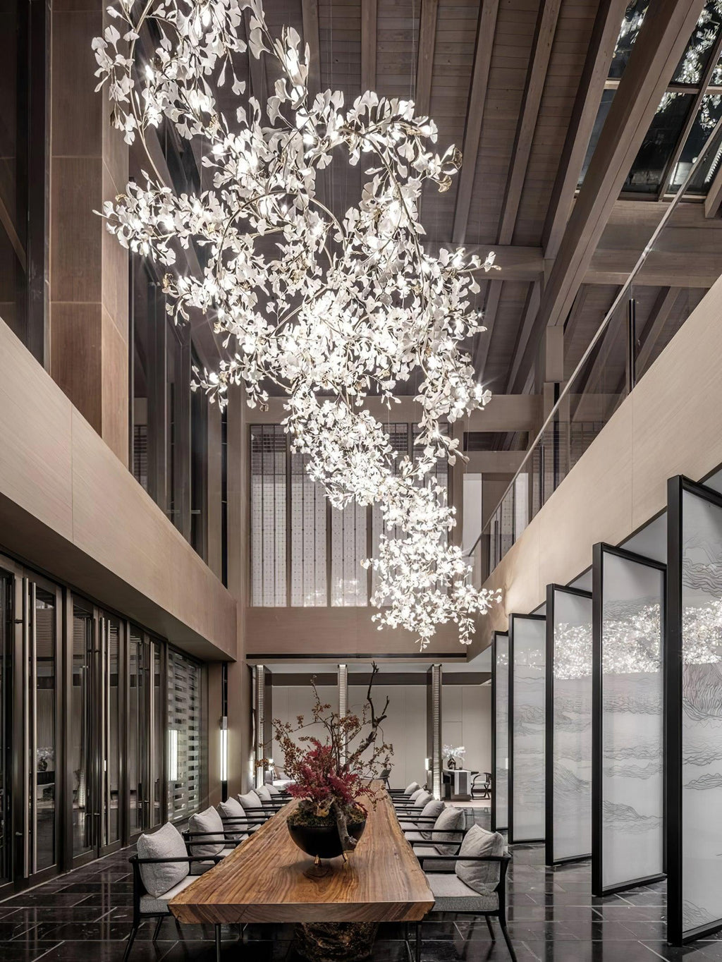 Lampadario Gingko Vortex