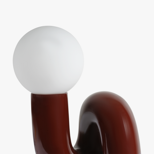 Avellon | Elegante Lampada da Tavolo con Base Scolpita e Luce Ambientale Morbida