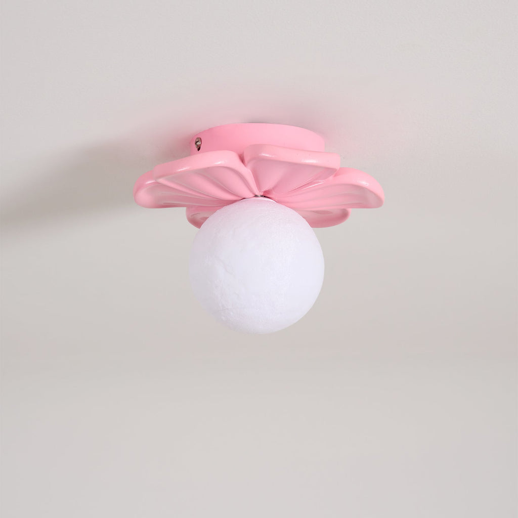 Lampada da soffitto a forma di fiore Cream Bloom