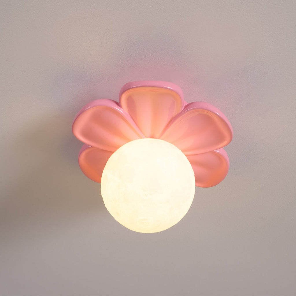 Lampada da soffitto a forma di fiore Cream Bloom