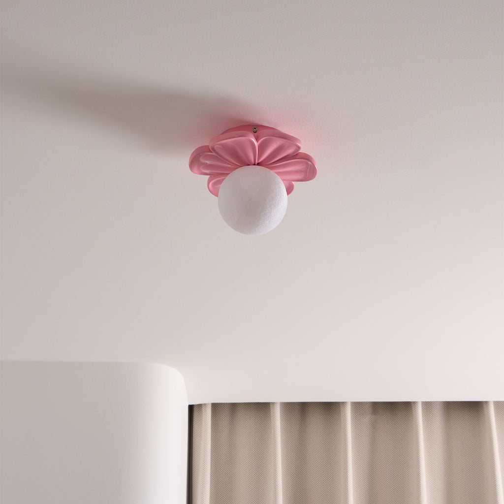 Lampada da soffitto a forma di fiore Cream Bloom