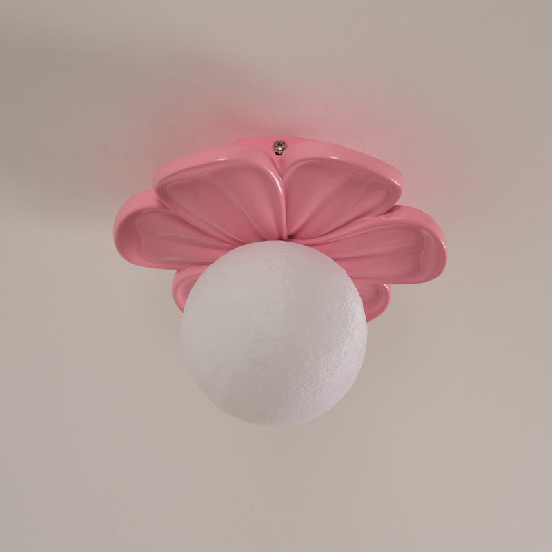 Lampada da soffitto a forma di fiore Cream Bloom