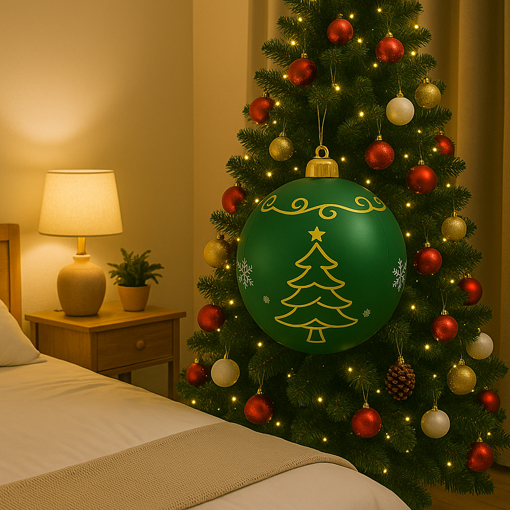 Decorazione Natalizia in PVC per Esterni con Illuminazione LED Colorata