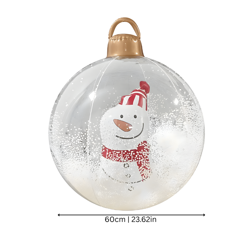 Decorazione Natalizia in PVC per Esterni con Illuminazione LED Colorata