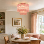 Lampada da soffitto Tubes di Murano