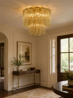 Lampada da soffitto Tubes di Murano