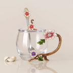 Tazza da tè in vetro smaltato Sophia