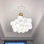 Lampadario a Cluster di Vetro