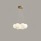 Lampadario a Cluster di Vetro