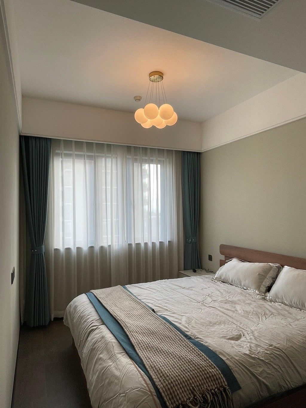 Lampadario a Cluster di Vetro