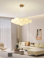 Lampadario a Cluster di Vetro