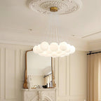 Lampadario a Cluster di Vetro