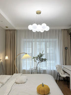 Lampadario a Cluster di Vetro