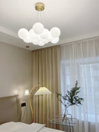 Lampadario a Cluster di Vetro