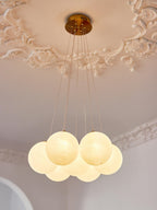 Lampadario a Cluster di Vetro