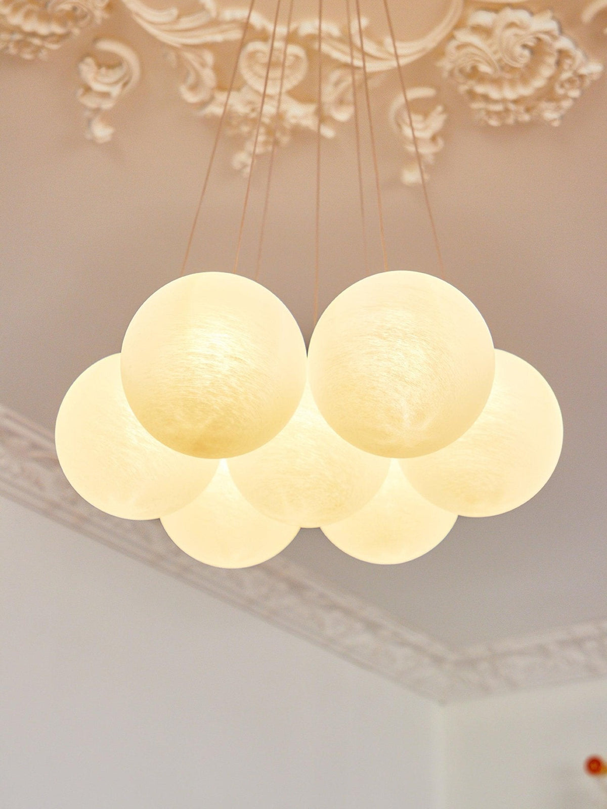 Lampadario a Cluster di Vetro