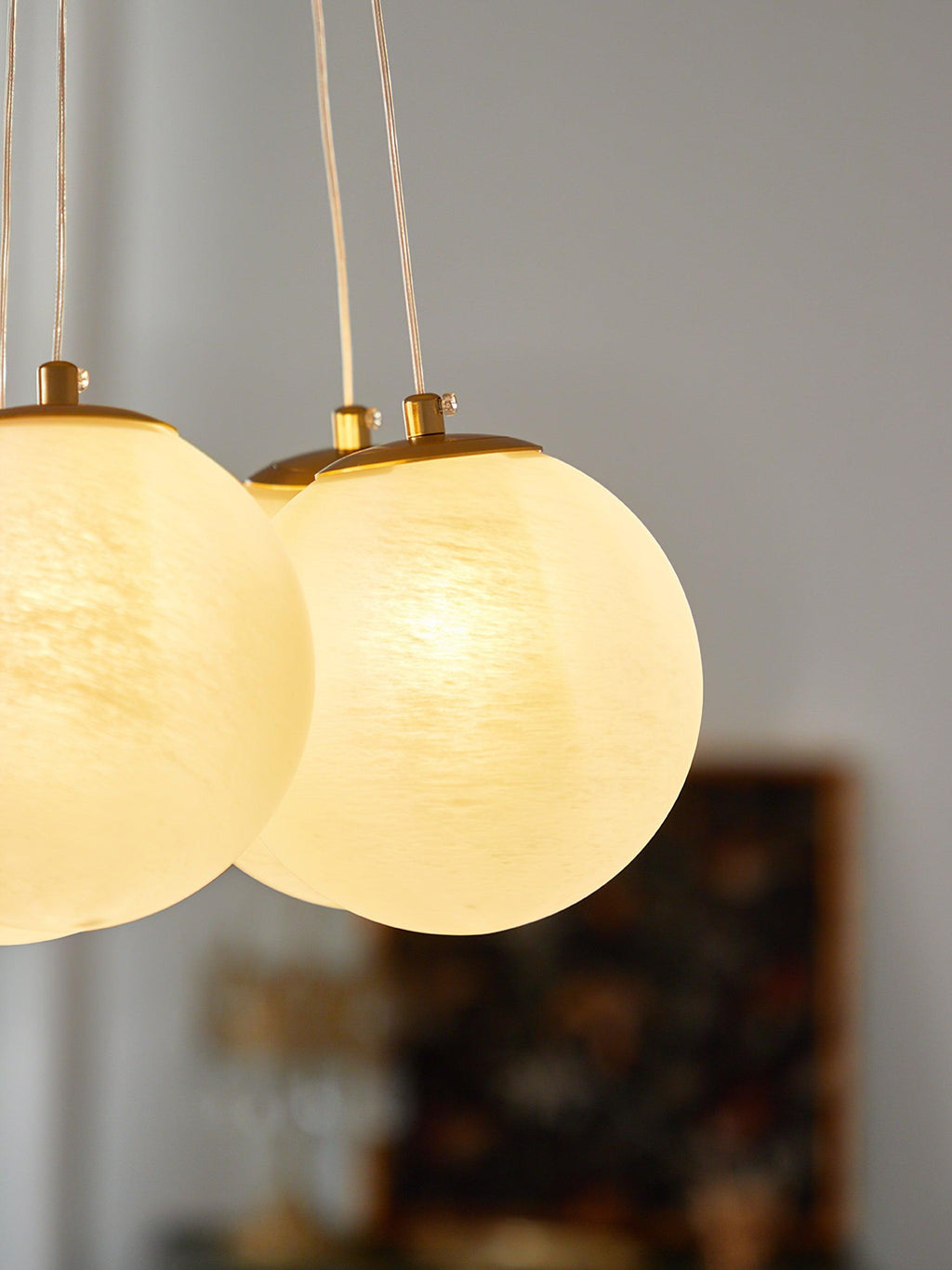 Lampadario a Cluster di Vetro