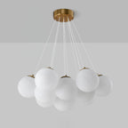 Lampadario a Cluster di Vetro