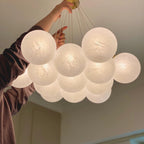 Lampadario a Cluster di Vetro