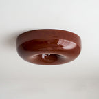 Lampada da Soffitto con Pulsante in Vetro