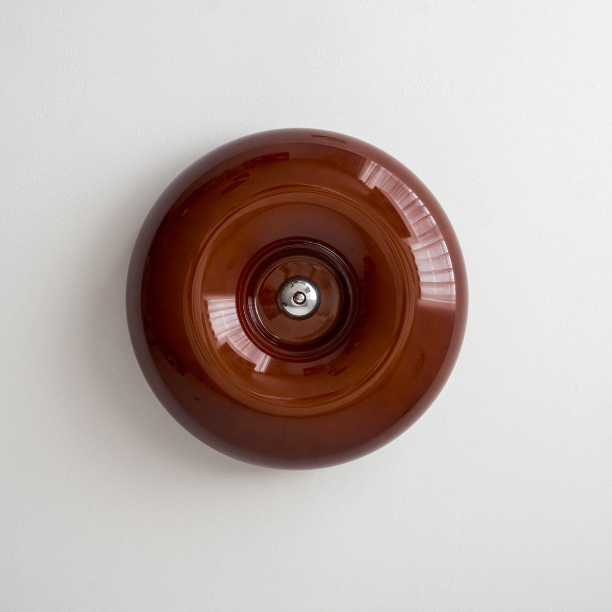 Lampada da Soffitto con Pulsante in Vetro
