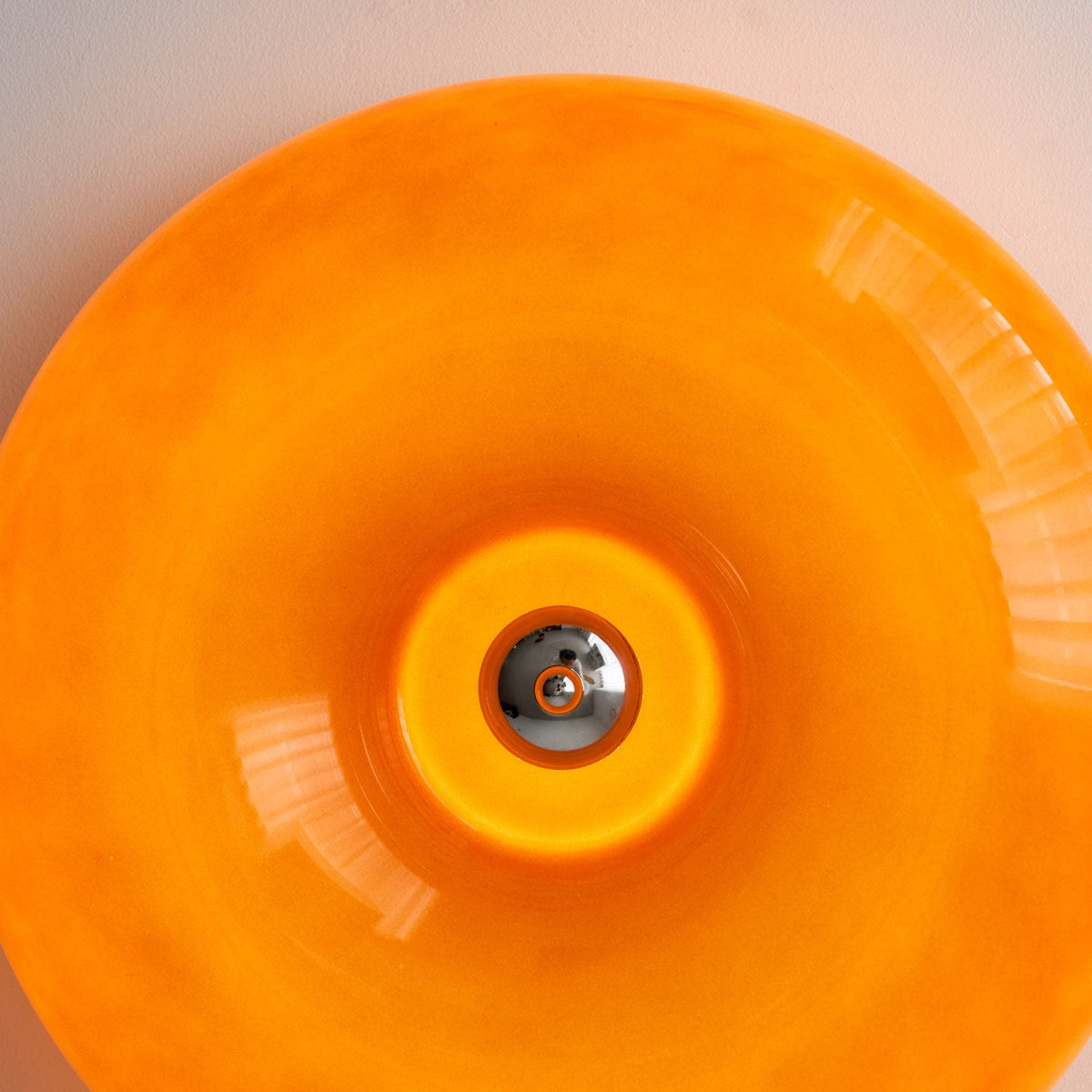 Lampada da Soffitto con Pulsante in Vetro