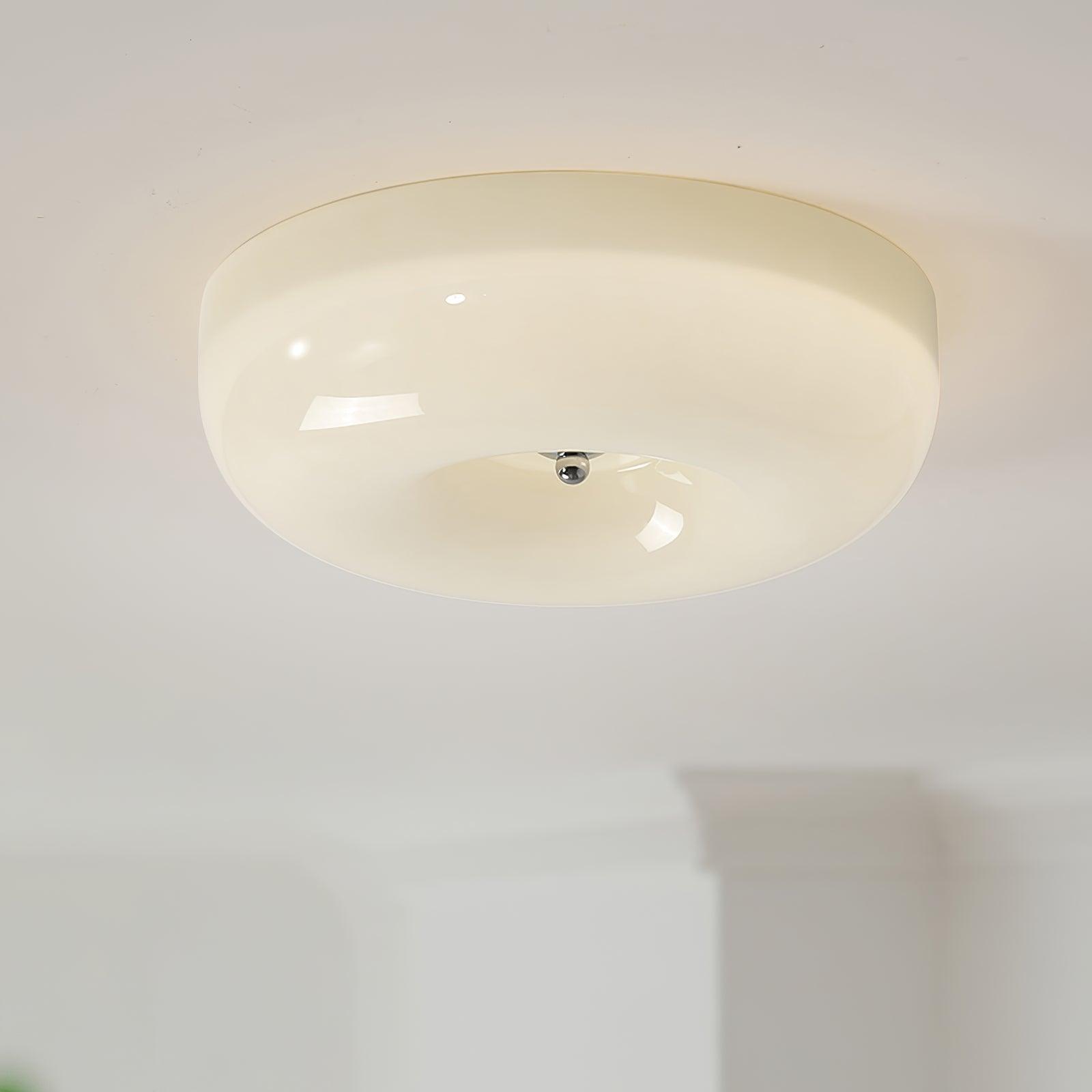 Lampada da soffitto in vetro Ulsolir Elegance Art Button