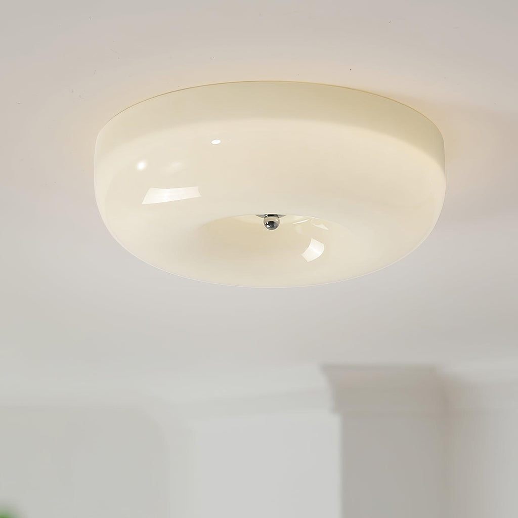 Lampada da Soffitto con Pulsante in Vetro