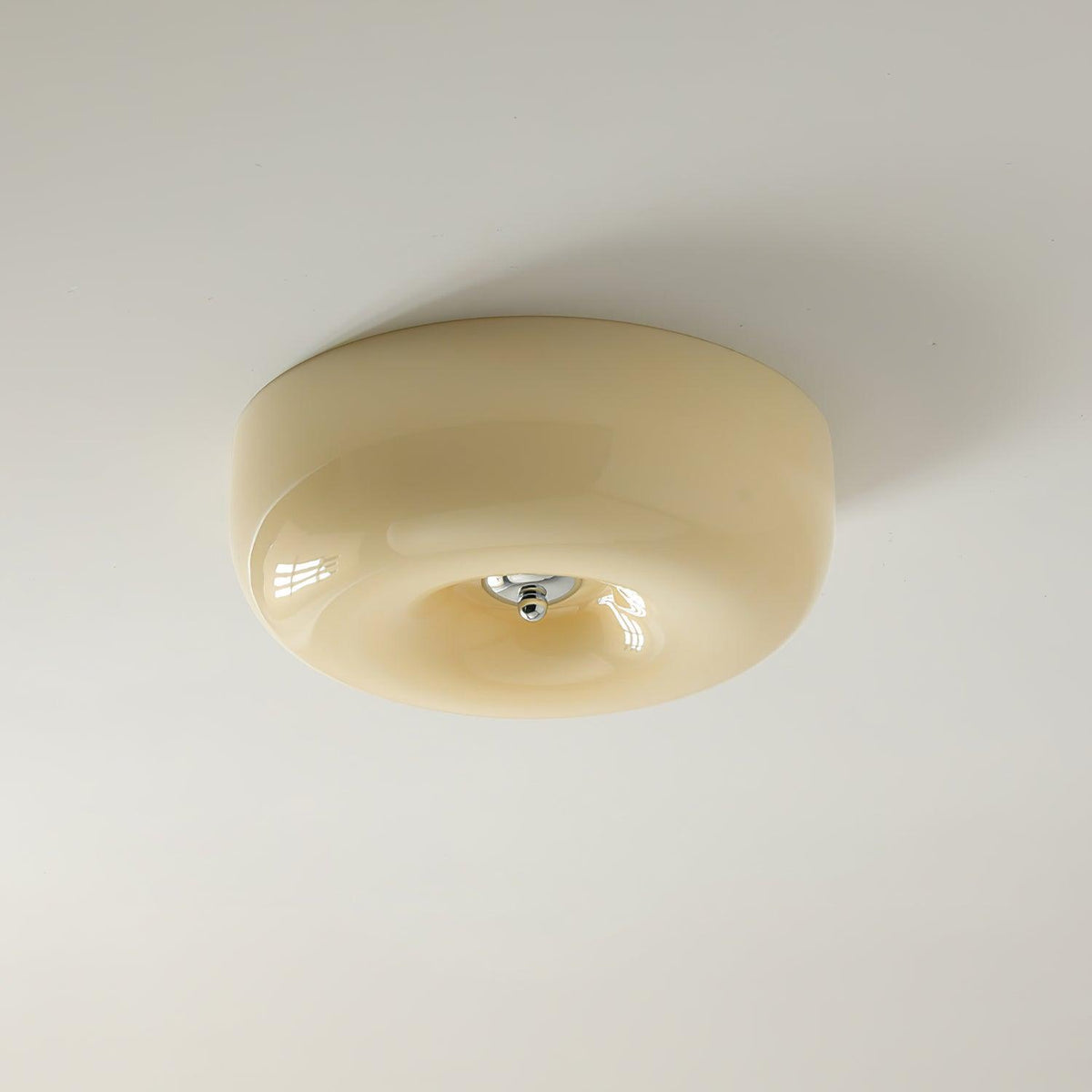 Lampada da Soffitto con Pulsante in Vetro