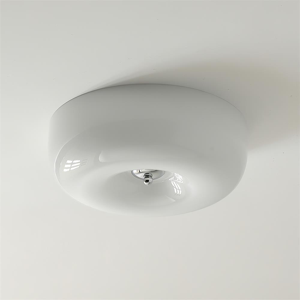 Lampada da Soffitto con Pulsante in Vetro