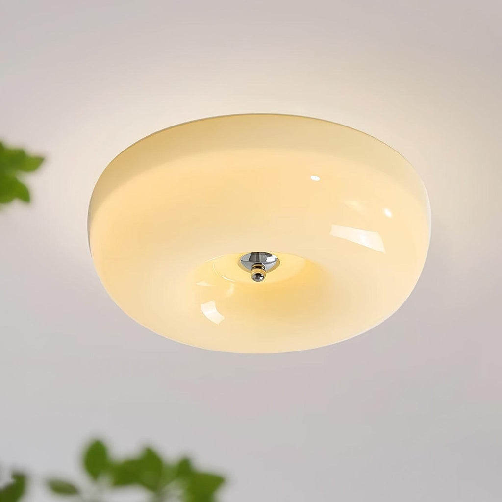 Lampada da Soffitto con Pulsante in Vetro
