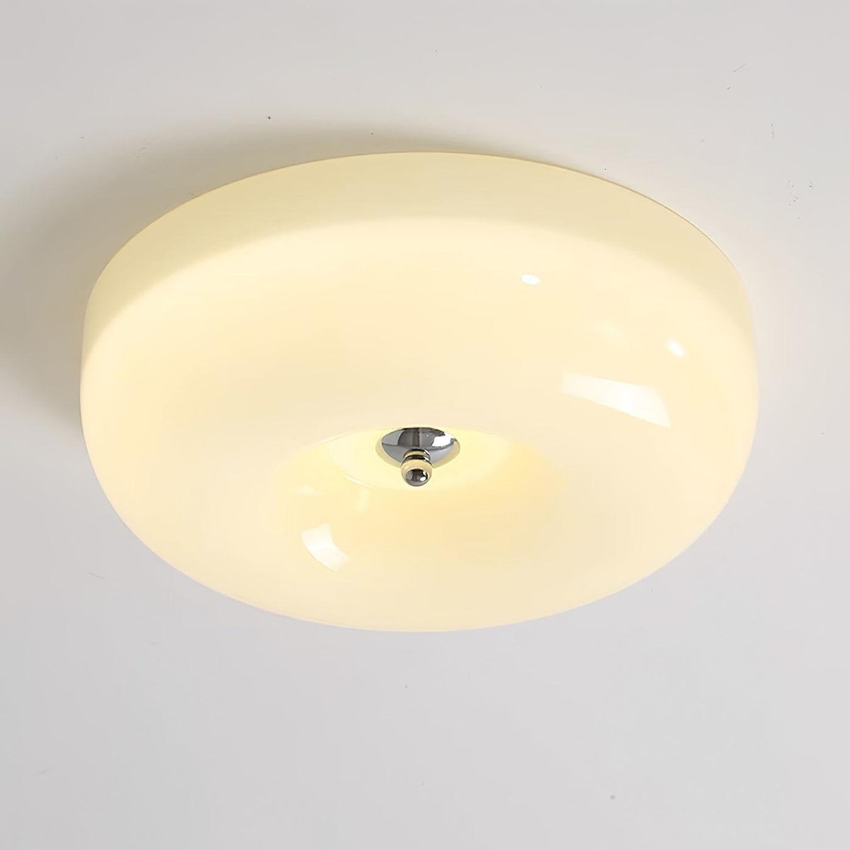 Lampada da Soffitto con Pulsante in Vetro