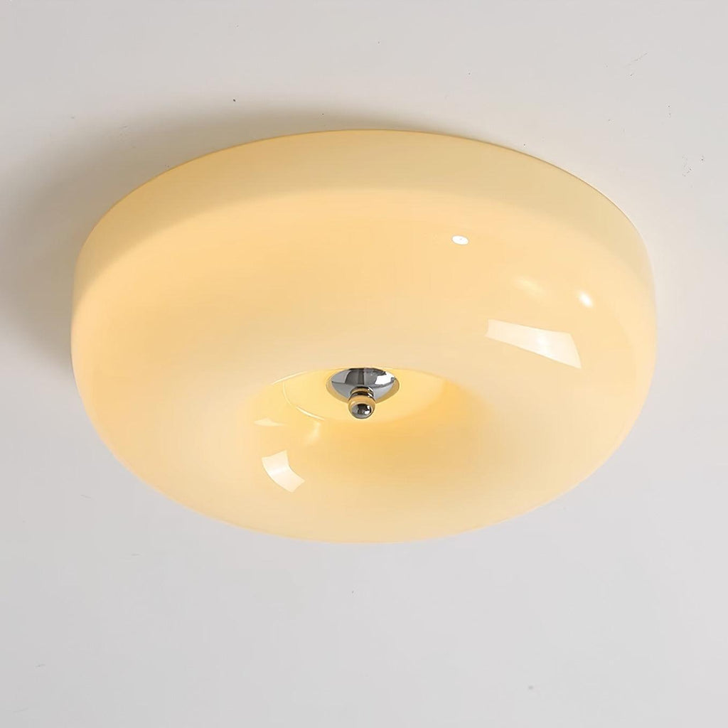 Lampada da Soffitto con Pulsante in Vetro