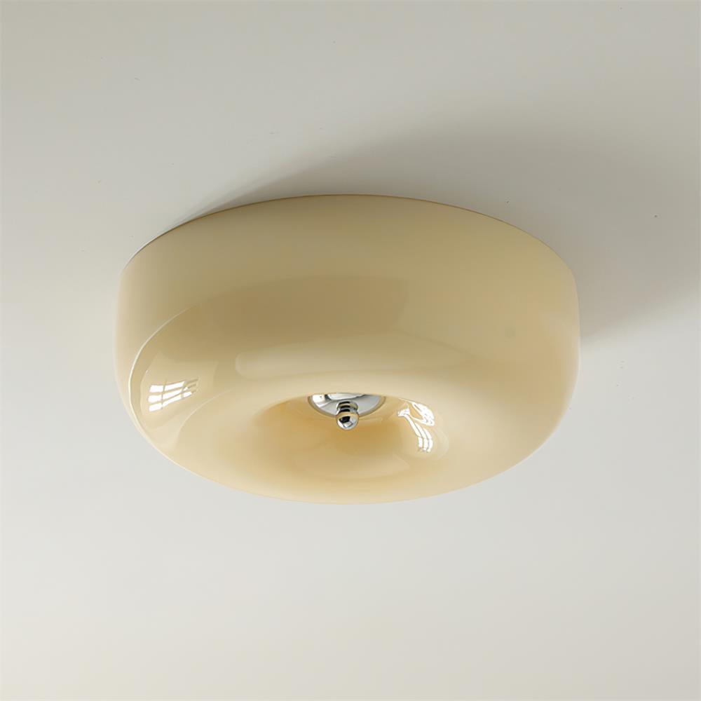 Lampada da Soffitto con Pulsante in Vetro