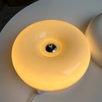 Lampada da Soffitto con Pulsante in Vetro