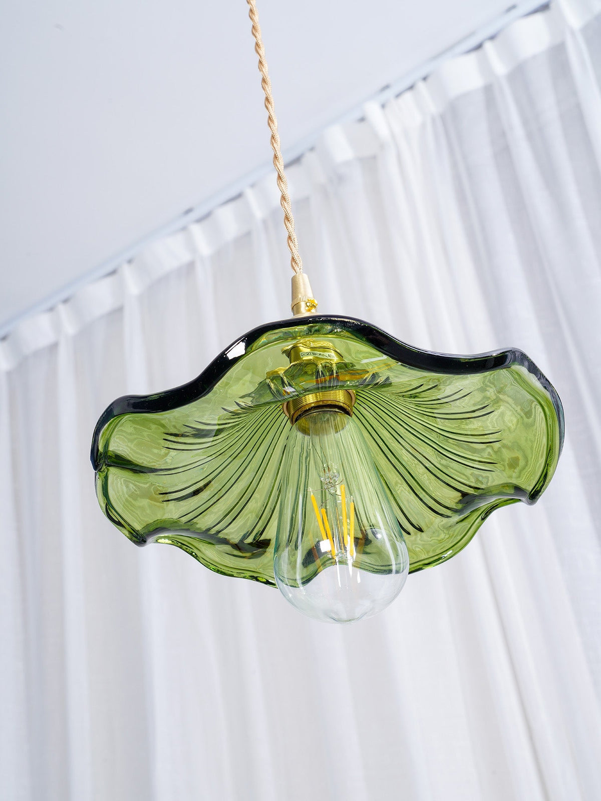 Luce a Sospensione in Vetro Hibiscus