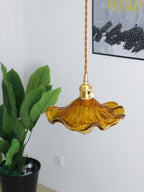 Luce a Sospensione in Vetro Hibiscus
