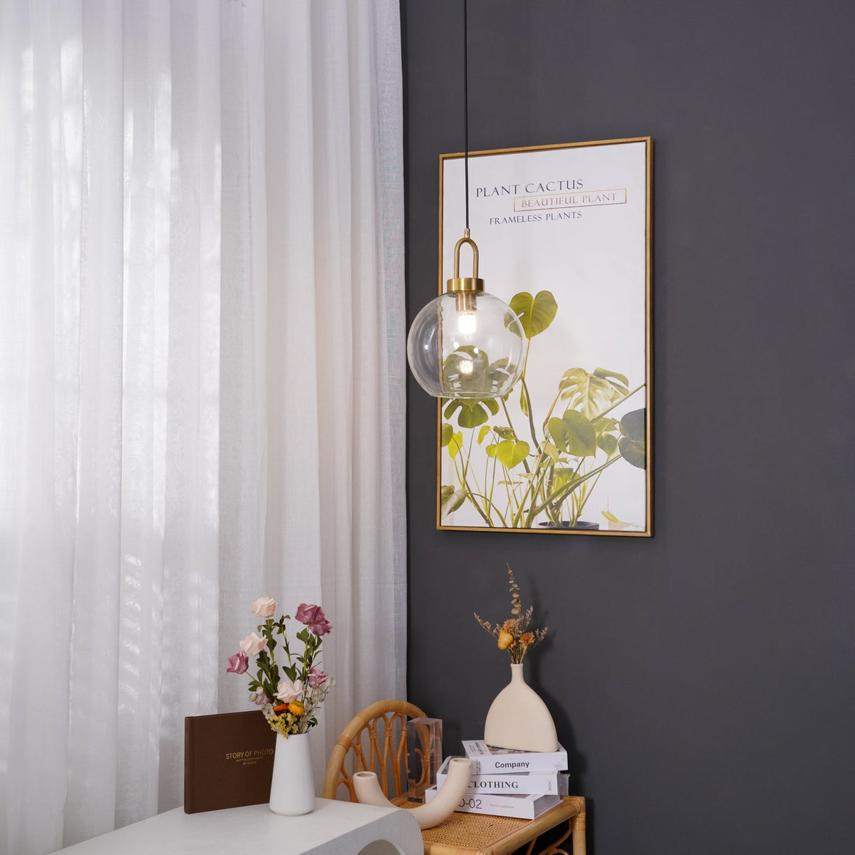 Lampada a Sospensione in Vetro