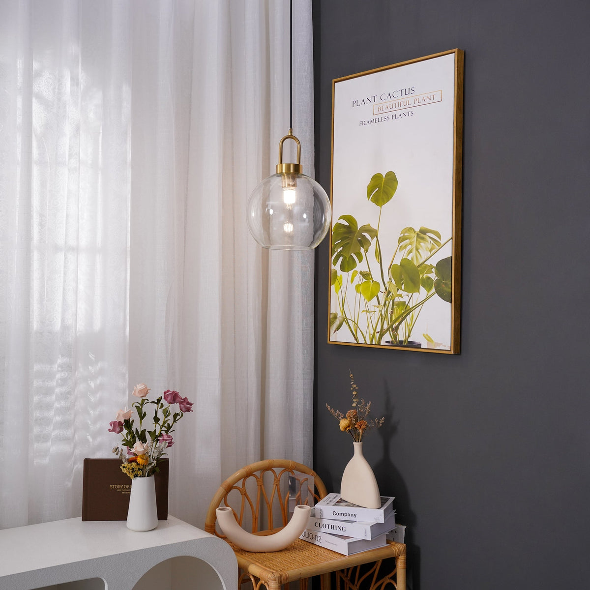 Lampada a Sospensione in Vetro