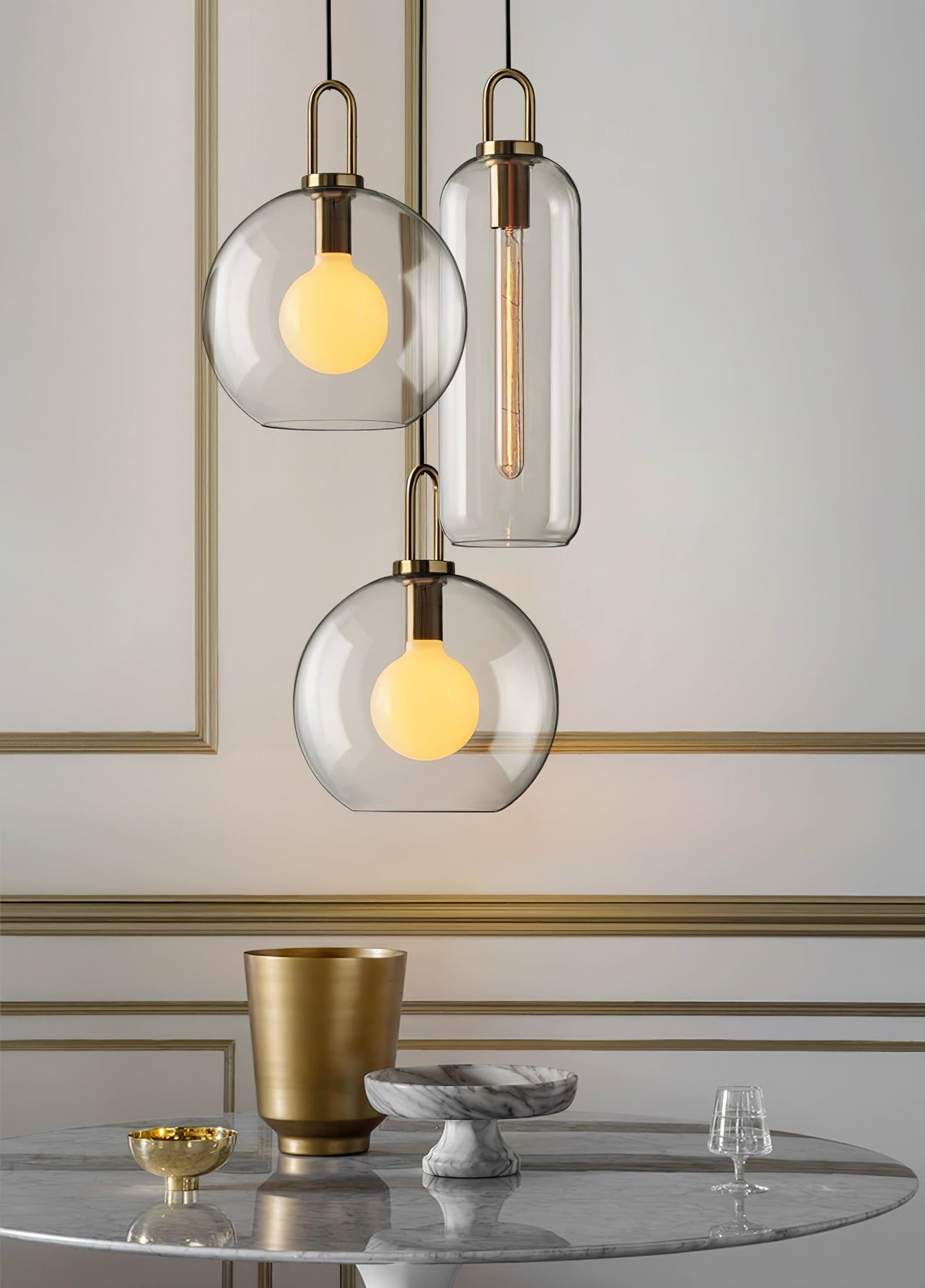 Lampada a Sospensione in Vetro
