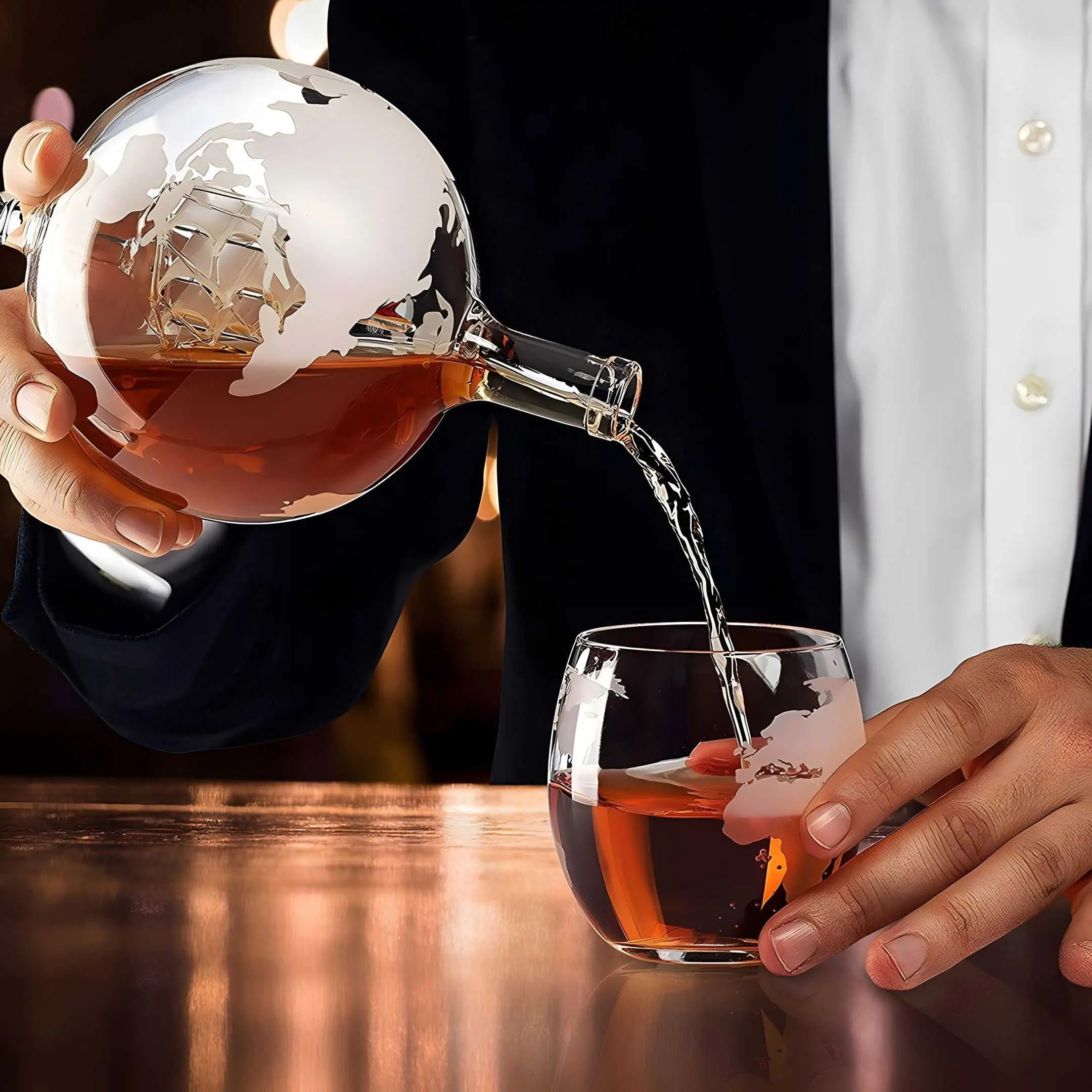 GlobeTaste™ - Decanter per Whiskey Globe 850ml/28.7oz