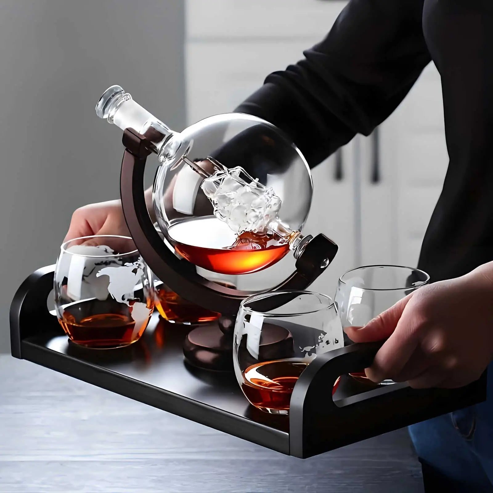 GlobeTaste™ - Decanter per Whiskey Globe 850ml/28.7oz