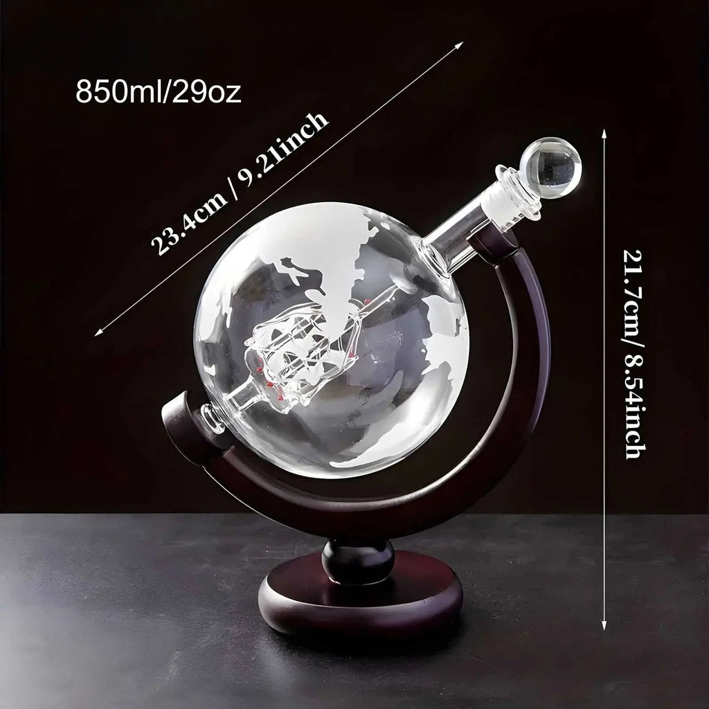 GlobeTaste™ - Decanter per Whiskey Globe 850ml/28.7oz