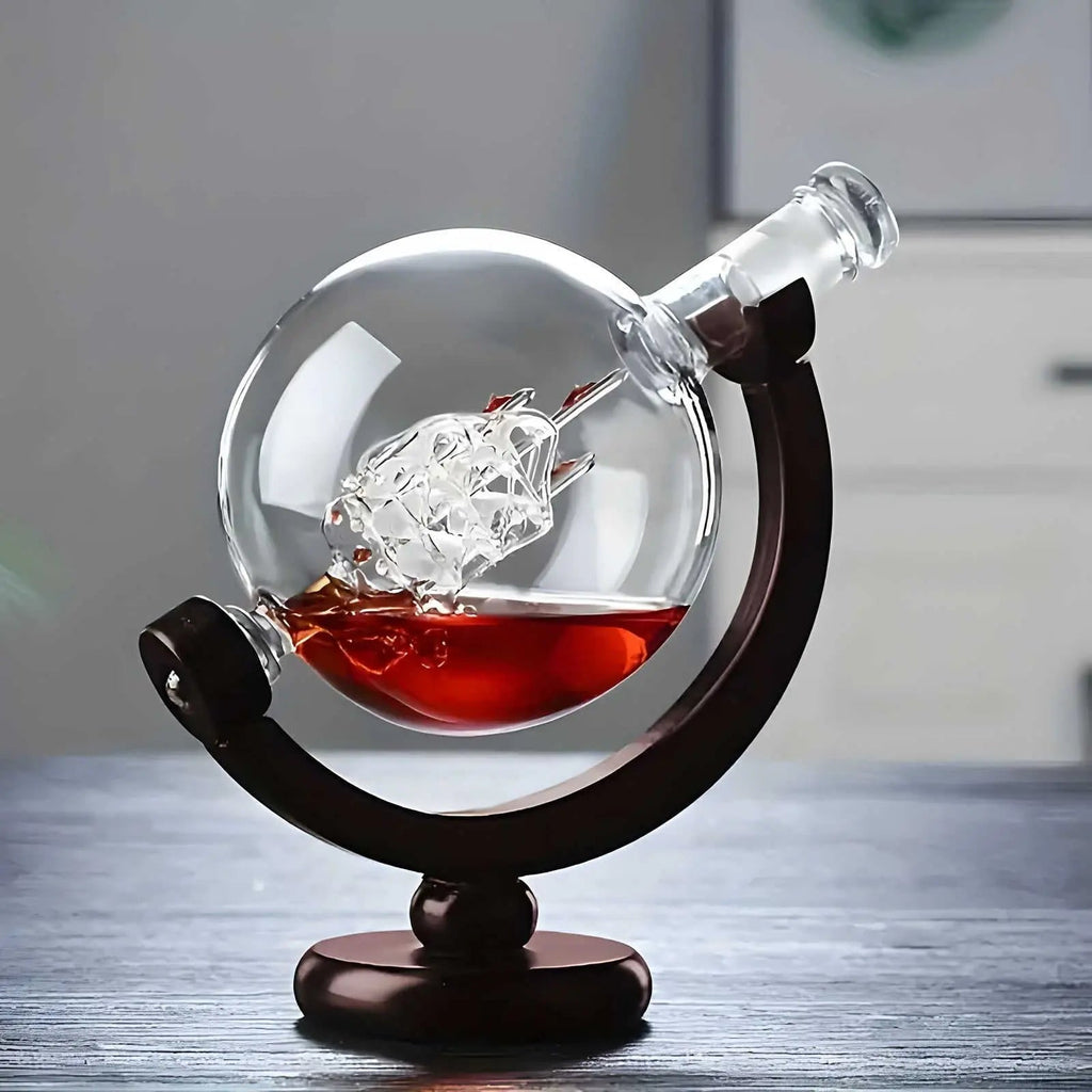 GlobeTaste™ - Decanter per Whiskey Globe 850ml/28.7oz