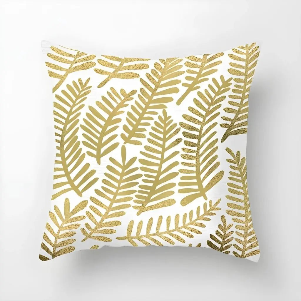 Copriletto Geometrico Oro Elena