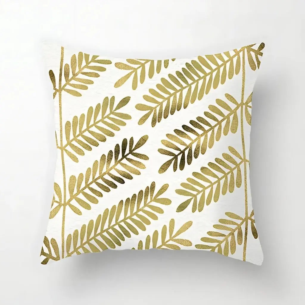 Copriletto Geometrico Oro Elena