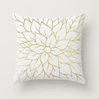 Copriletto Geometrico Oro Elena