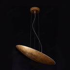 Lampada a Sospensione Aureliance in Foglia d'Oro Contemporanea