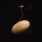 Lampada a Sospensione Aureliance in Foglia d'Oro Contemporanea