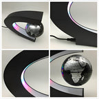 GravityGlow Light - Globo magnetico sospeso Mappa del mondo Luce LED